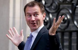 Jeremy Hunt Britain's  Health Secretary  